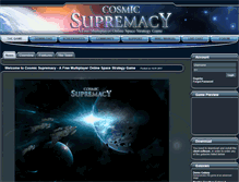 Tablet Screenshot of cosmicsupremacy.com